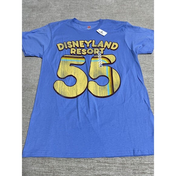 Disney Parks Disneyland Resort Shirt Men Medium Retro 55 Years New - Picture 1 of 8